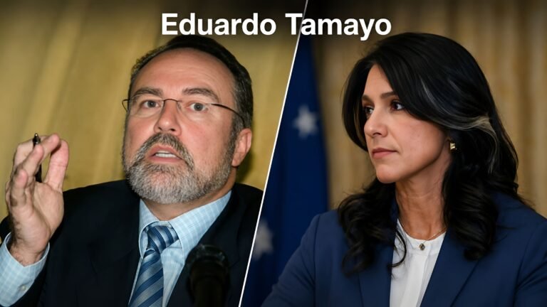 Eduardo Tamayo: The Quiet Man Behind Tulsi Gabbard’s Rise to Power Eduardo Tamayo